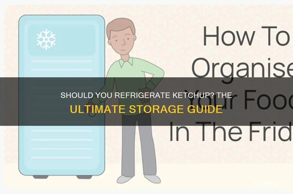 can you put ketchup in the refrigerator