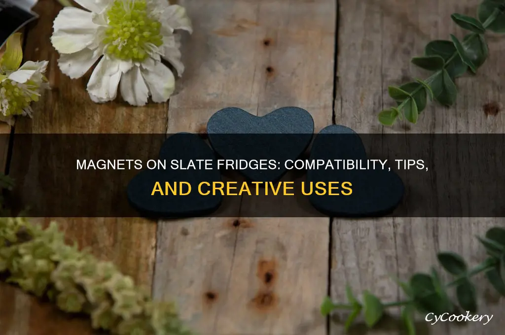 can you put magnets on a slate refrigerator