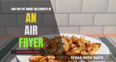 Air Fryer Marie Callender's: Can You?