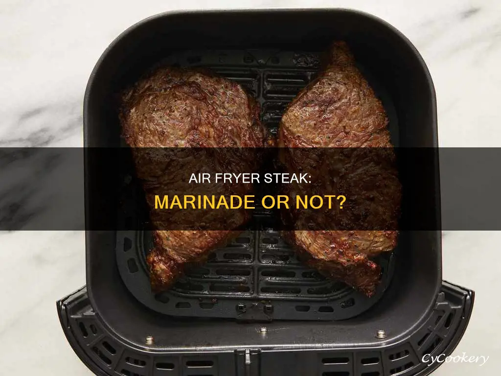 can you put marinated steak in air fryer