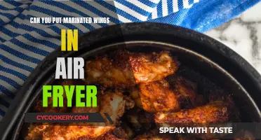 Air Fryer Wings: Can You Use Marinated Meat?