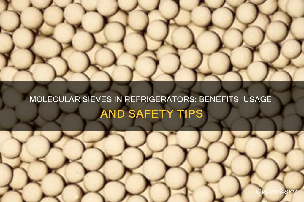 can you put molecular sieves in refrigerator