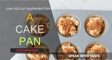 Muffin Batter in a Cake Pan: Is It Possible?