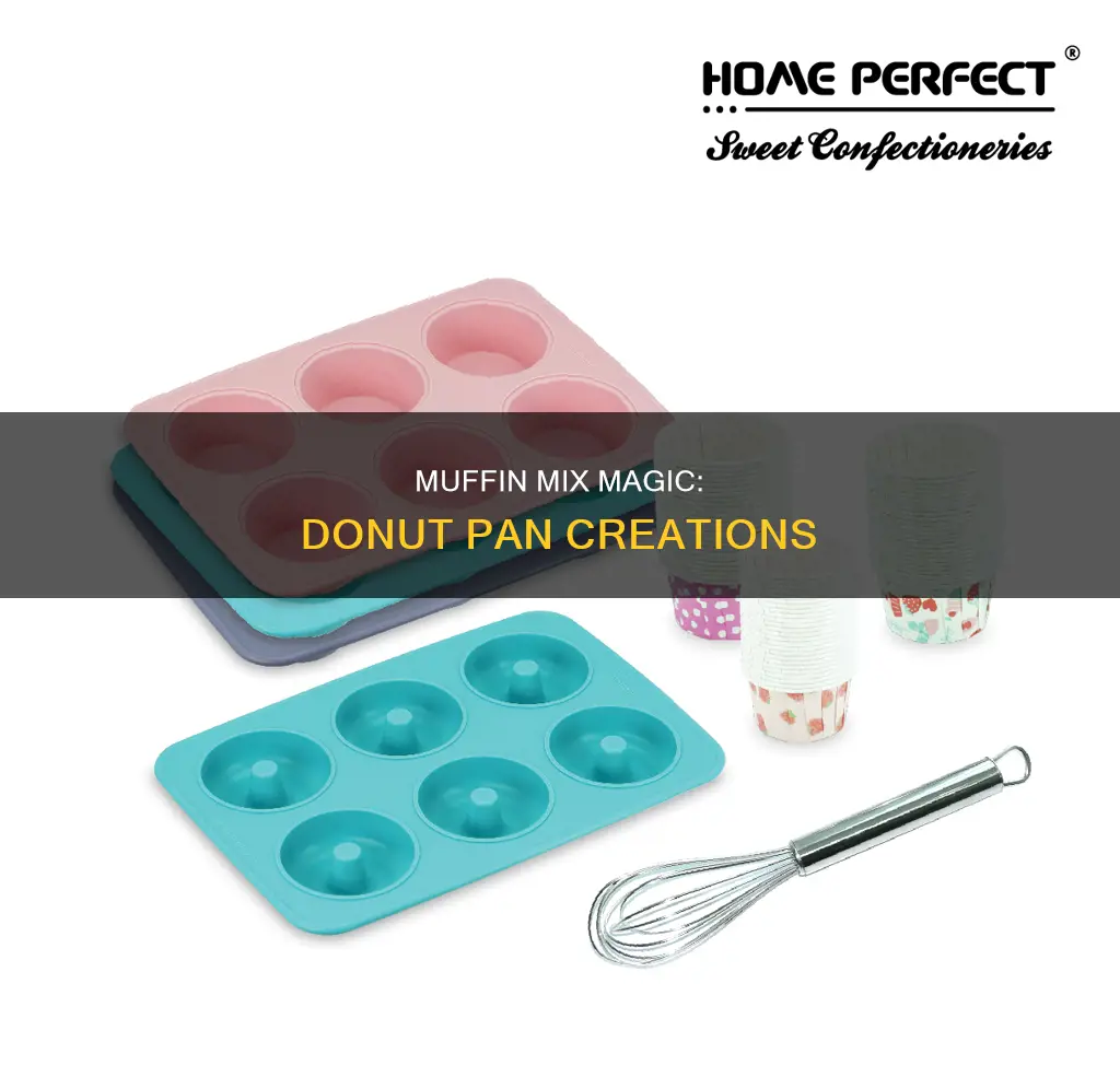 can you put muffin mix in a donut pan