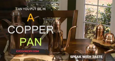 Copper Pans and Oil: A Safe Combination?