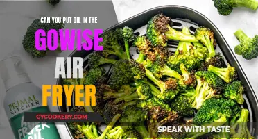 How to Use Oil in Your GoWise Air Fryer