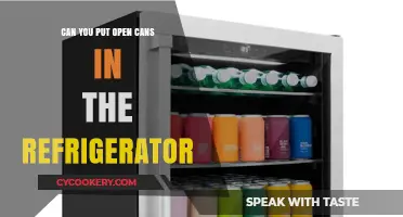 Refrigerating Open Cans: Safe Practices and Storage Tips for Leftovers