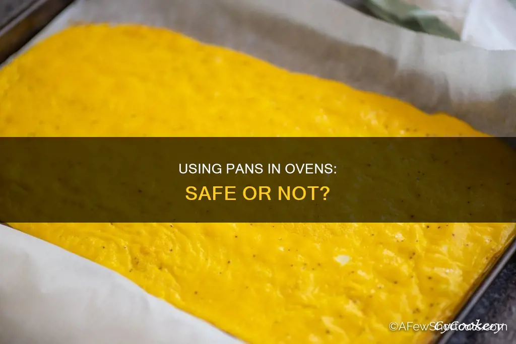 can you put pan on bottom of oven