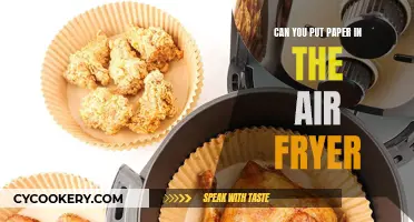 Paper in the Air Fryer: Safe or Not?