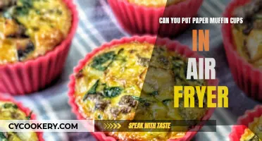 Air Fryer Baking: Paper Muffin Cups