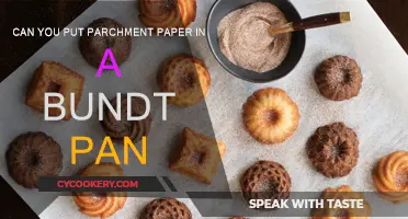 Using Parchment Paper in a Bundt Pan: Is It Possible?