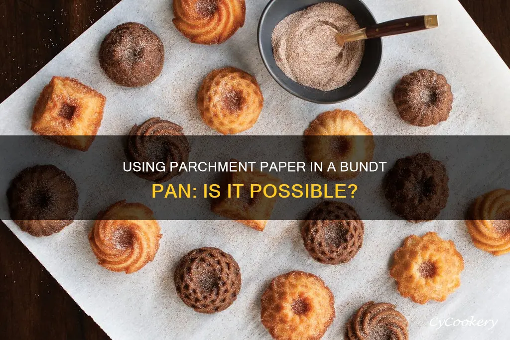 can you put parchment paper in a bundt pan