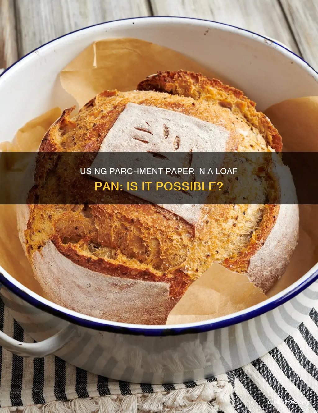 can you put parchment paper in a loaf pan