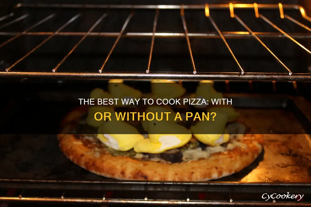 can you put pizza in the oven without a pan