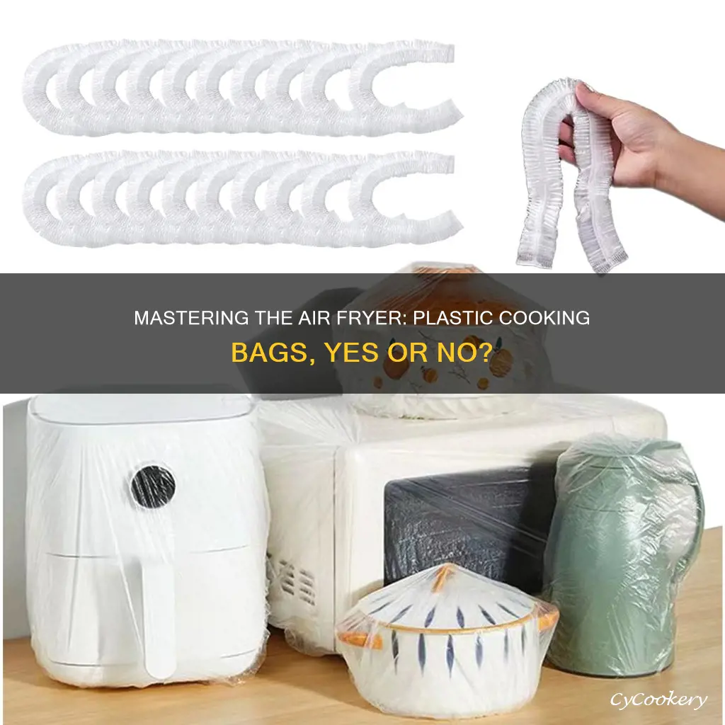 can you put plastic cooking bags in air fryer