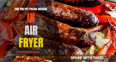 Air Fryer Polish Sausage: A Quick, Tasty Treat