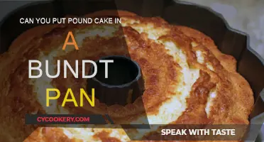 Baking Pound Cake: Bundt Pan or Regular Pan?
