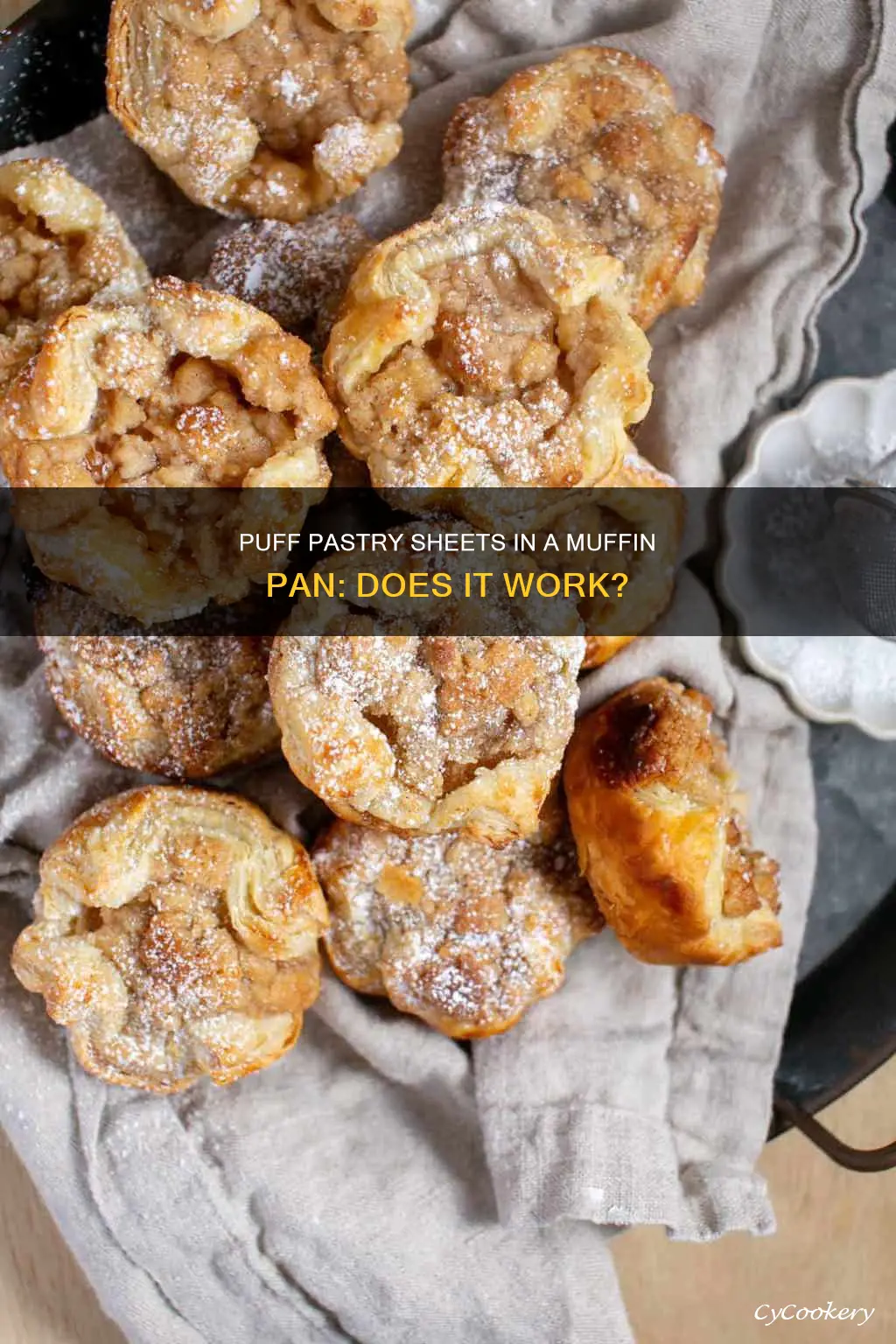 can you put puff pastry sheets in a muffin pan