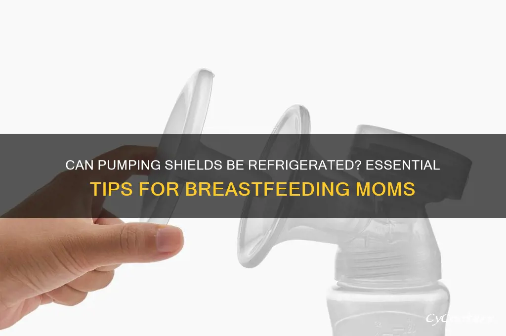 can you put pumping shields in refrigerator