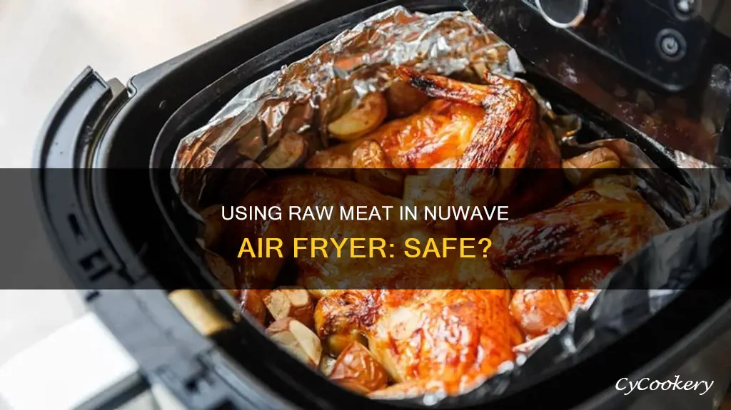 can you put raw meat in the nuwave air fryer