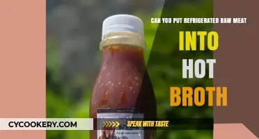 Can You Safely Add Refrigerated Raw Meat to Hot Broth?