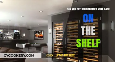 Refrigerated Wine: Can You Safely Return It to the Shelf?