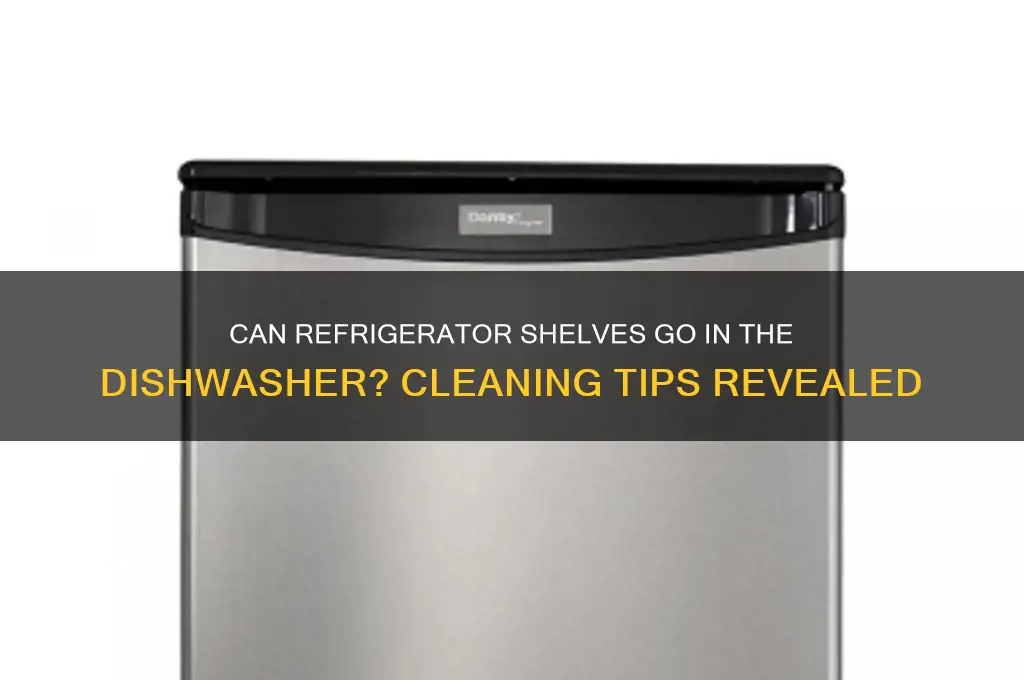 can you put refrigerator shelves in dishwasher