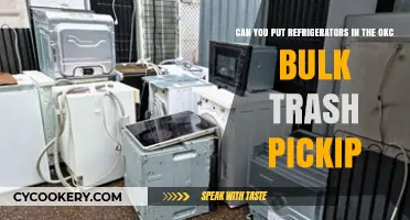OKC Bulk Trash Pickup: Can Refrigerators Be Included?