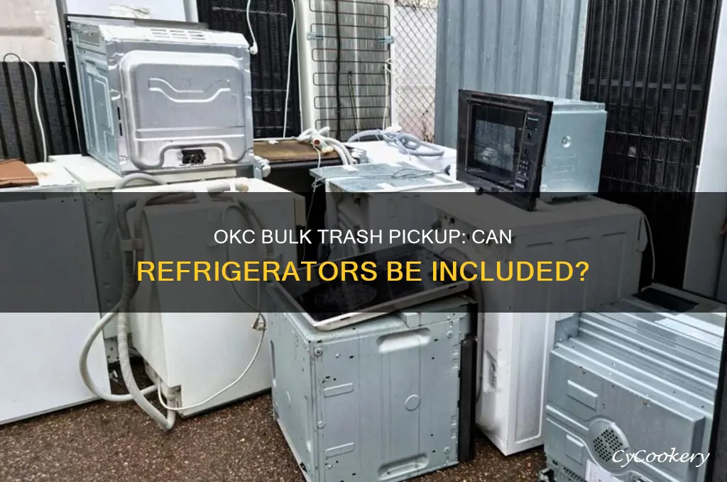 can you put refrigerators in the okc bulk trash pickip
