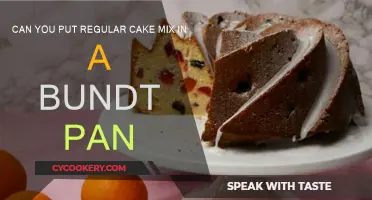 Bundt Pan Baking: Can You Use Regular Cake Mix?