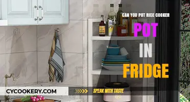 Rice Cooker Pot: Fridge Storage?