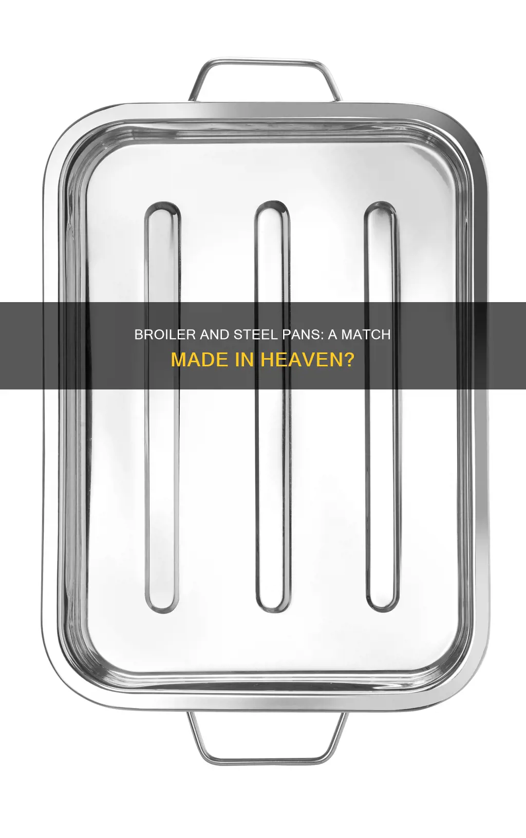 can you put seel pans under a broiler