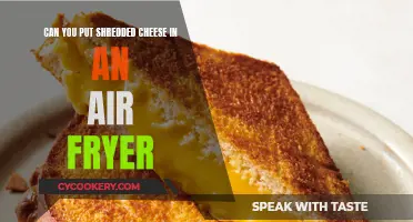 Air Fryer Hack: Shredded Cheese, Melted to Perfection