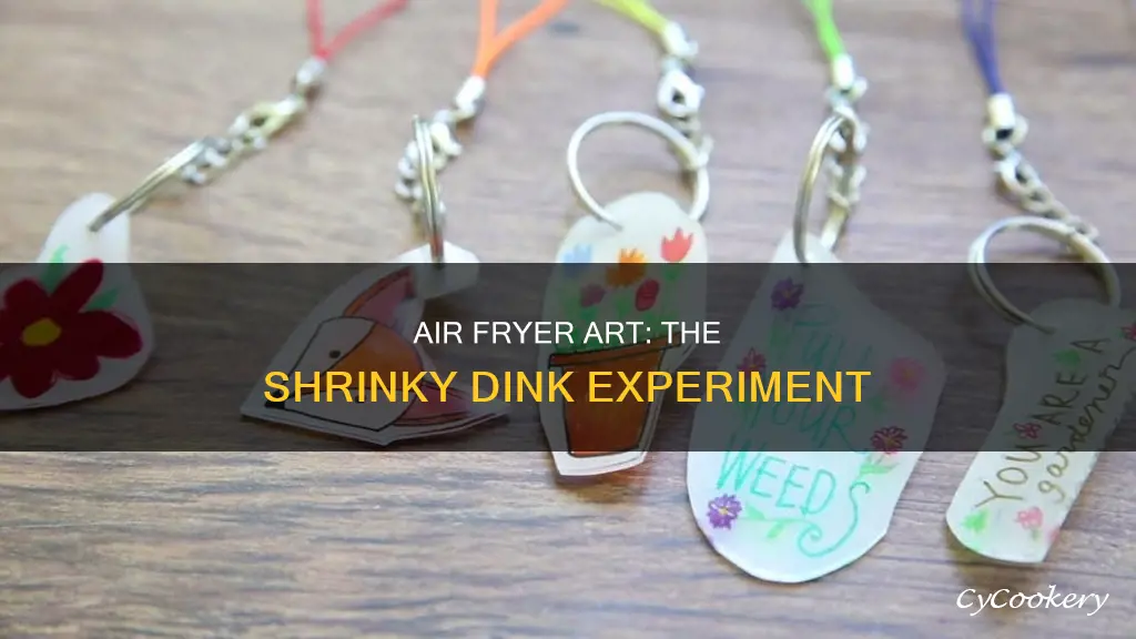 can you put shrinky dinks in an air fryer