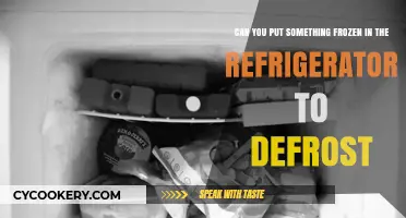 Safely Defrosting Frozen Foods: Using Your Refrigerator the Right Way