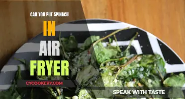 Air-Fryer Spinach: Healthy, Quick, and Crispy Spinach Treats!