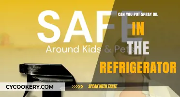 Can You Refrigerate Spray Oil? Storage Tips and Safety Guide