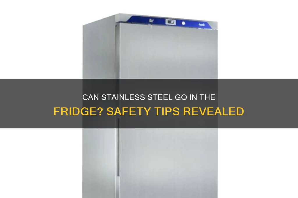 can you put stainless steel in the refrigerator