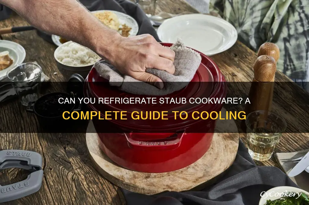 can you put staub in the refrigerator
