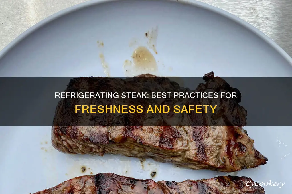 can you put steak in the refrigerator