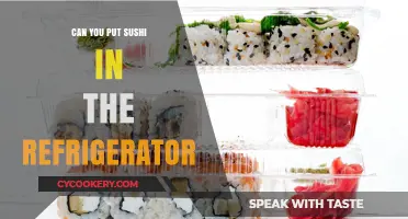 Refrigerating Sushi: Best Practices for Freshness and Safety at Home