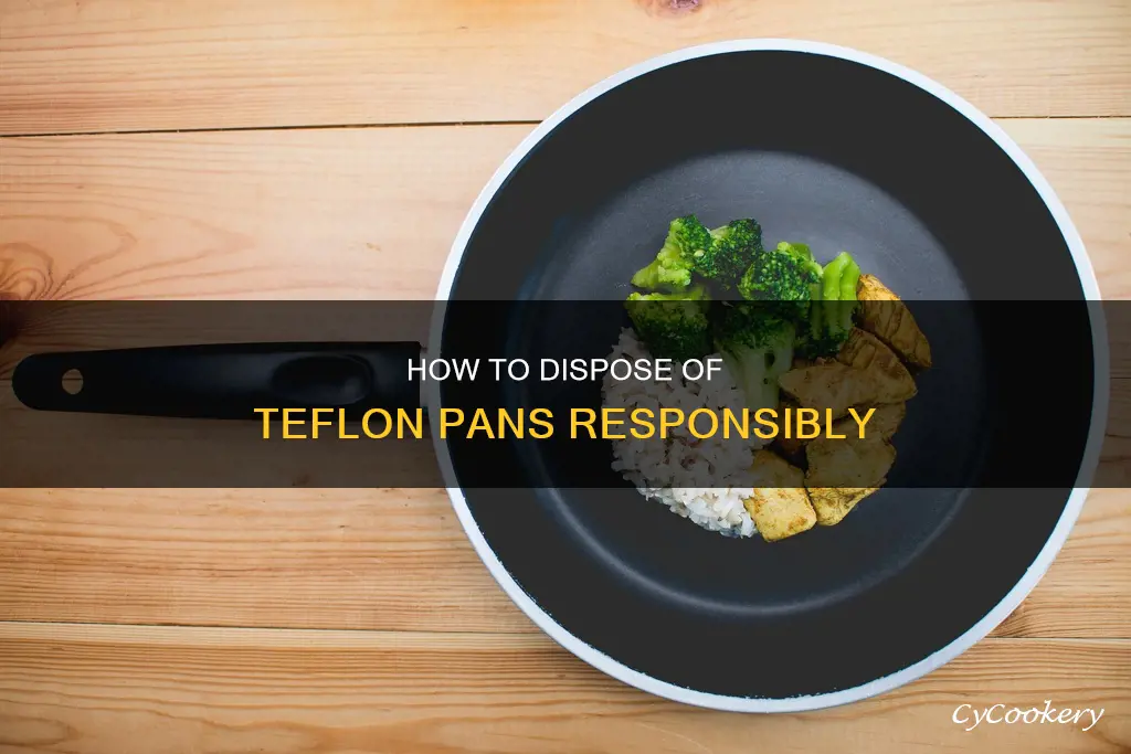 can you put teflon pans in the recycling bin