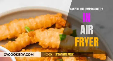 Air Fryer Tempura: Can You Use Batter?