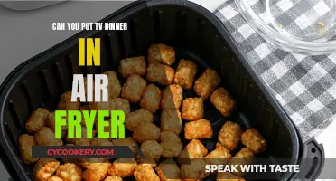 Air Fryer TV Dinners: A Quick, Easy Meal Solution