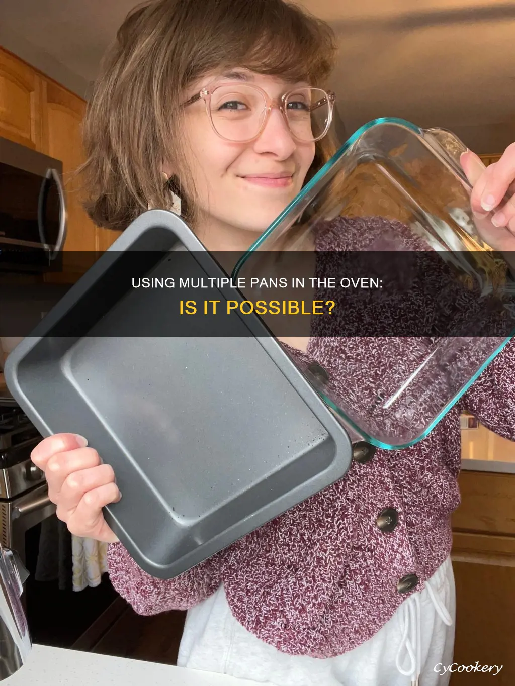 can you put two pans in the oven