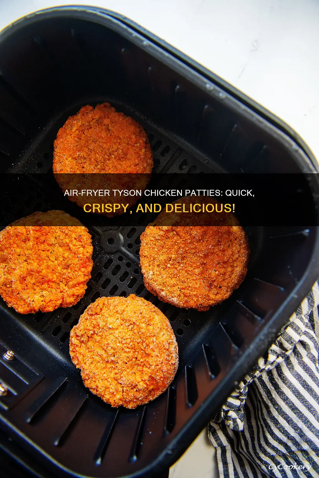 can you put tyson chicken patties in the air fryer