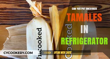 Storing Uncooked Tamales: Refrigeration Tips for Freshness and Flavor