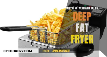 Using Vegetable Oil in Deep Fat Fryers: Safe?