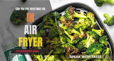 Vegetable Oil in an Air Fryer: Safe or Not?