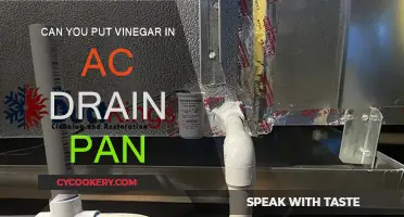 Why Vinegar in Your AC Drain Pan Works